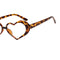 4pcs Heart-shaped Sunglasses Retro Style Sun Glasses Designer Party Eyewear