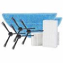 side Brushx4 pc (2 pair)+Mop x2 pc+hepa Filter x2 pc for ilife v50 Robot Va B3D1