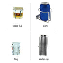 New Car Ring Cup Holder Stainless Steel Water Drink Beverage Bottle Stand H V5L4