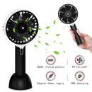Mini Handheld Fan Battery Operated Personal Portable Fan Usb Rechargeable F