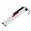 Visually Impaired Crutch Cane Blind Walking Stick Walker Aluminium Easy Fol