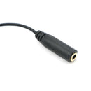 Earphone Stereo 2.5MM Male to 3.5MM Female Audio Jack Adapter Converter Cable Nw