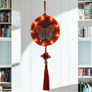 Shiny Butterfly 5D Diamond Painting LED Light Full Drill F. Home Decor w/ Tassel