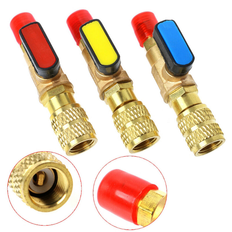 Durable SAE Refrigerant Accessories Auto Charging Hoses Ball Straight