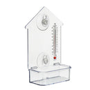 Balcony With Thermometer Pet Supplies Transparent PVC Window Bird Feeder Home