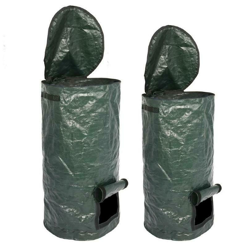 Organic Waste Kitchen Garden Yard Compost Bag Environmental PE Cloth Plante