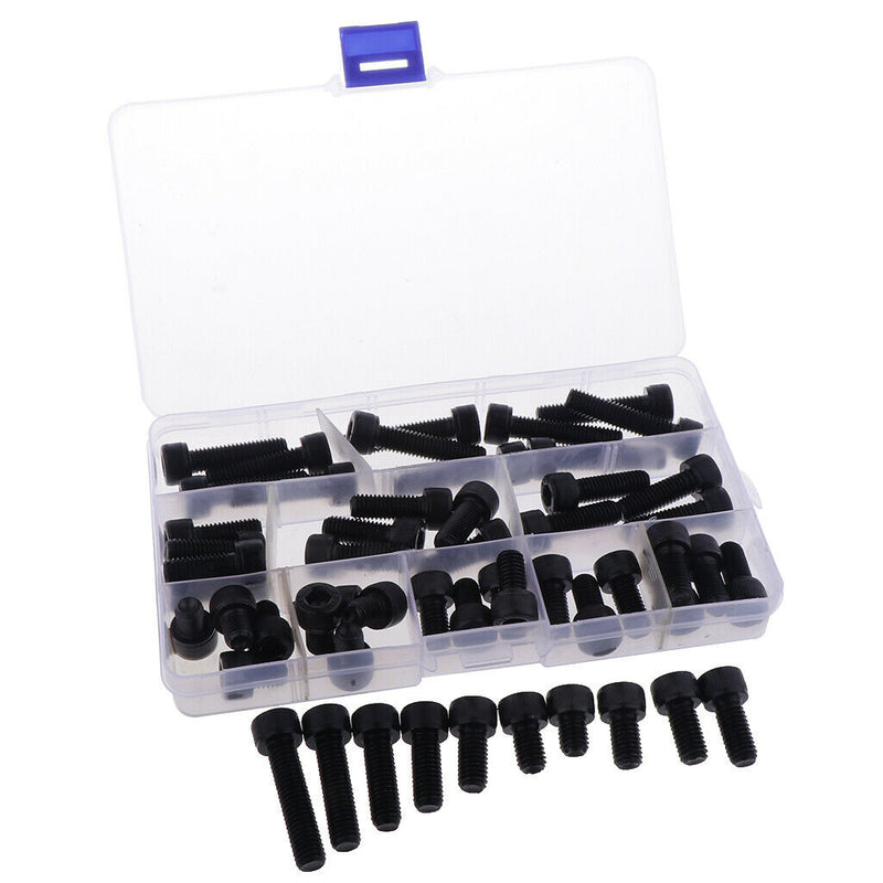 Black-force 12.9 Screw Alloy Level Hexagon Steel Plug Head Cap Screws M8 Series