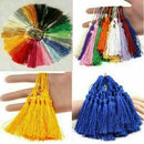 30Pcs Silky Tassels Crafts for Souvenir Bookmarks Jewelry Making Accessories AU