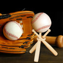Baseball Golf Tennis Ball Display Stand Souvenir Ball Wood Holder Support