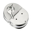 10-12Mm Glass Door Lock Stainless Steel Double Bolts Swing Push Sliding Acc