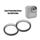 1 Pair Protective Lens Cap Scratch Resistant Guard for Go pro Max Action Camera
