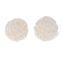 30Pcs 5 Cm Decorative Wicker Rattan Balls Wedding Flower Arrangement