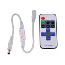 Wireless Remote Mini Dimmer TO DC Adapter For Led Single Color Light Strip LJ
