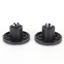 2Pack 4Pin Speakon compatible panel mountpole conductor speaker connector jack3c