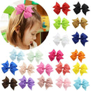 20pcs Girls Lovely Bowknot Hairclip Performance Headwear for Birthday Gift