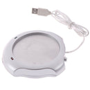 USB Insulation Coaster Heater Heat Electric Coffee Cup Mug Mat Pad Home Office
