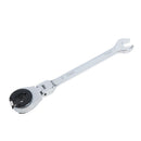 Tubing Ratchet Wrench Flexible Head Durable Alloy Steel Repair Tool 11mm