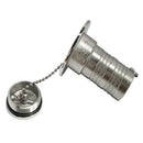 38mm Marine Boat Water Fuel Tank Deck Fill Filler & Key Stainless Steel