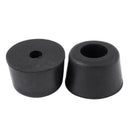 20pcs Universal Tapered Rubber Feet Bumper Pad Washer 9mm x 14mm Black H5C2