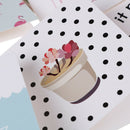 10pcs/set Cartoon Birthday Greeting Cards Blank New Year Greeting Postc ME