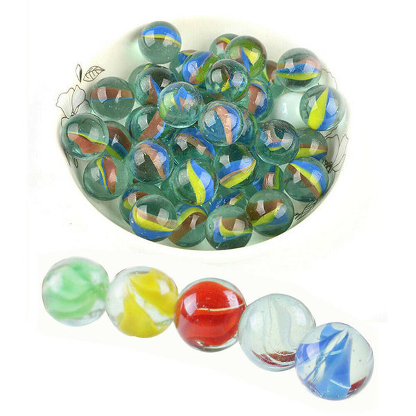 16MM Marbles Glass Bead Marbles Classic Reminiscence Children Toys