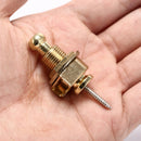guitar strap lock metal button hold for acoustic electric bass guitar strapBX