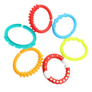 12pcs Baby Teething Rings BPA Free Silicone Teether Bracelet - Sensory Rings