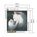 5D DIY Full Drill Diamond Painting Cat Embroidery Mosaic Kit Decor (WX064)