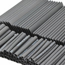 127Pcs Black Glue Weatherproof Heat Shrink Sleeving Tube Cable Assortment Kit