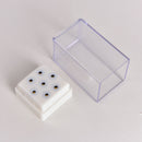 7 Holes Nail Art Drill Bit Holder Stand Displayer Organizer Manicure Box LJ
