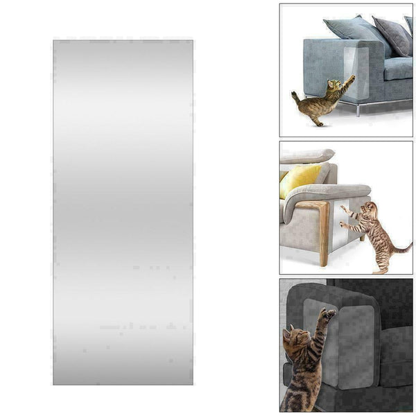 Cat Scratch Guard Mat Pet Cat Scratching Post Furniture Sofa Seat Protector V2O4