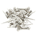 200x Iron Bows Alligator Curl Clips Blank Hair Pins Clamps DIY Projects
