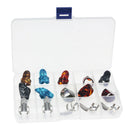 Guitar Accessories Kit ,Including 10pcs Plastic Thumb Finger Picks ,5pcs Metal