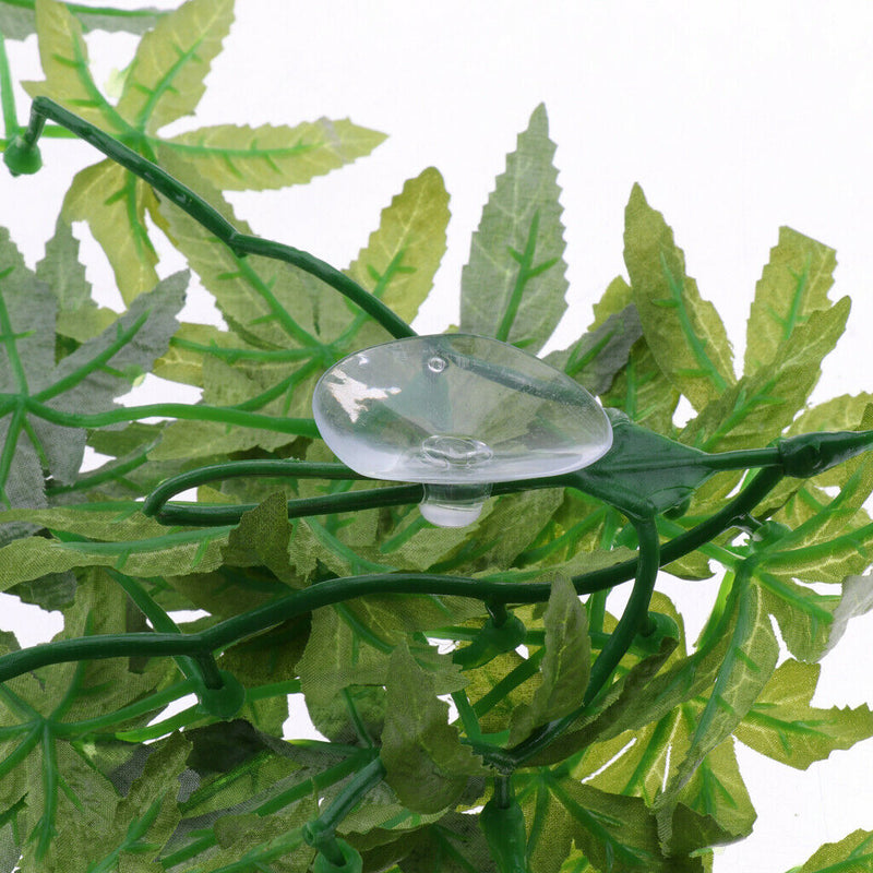 4 PCS Reptiles Vine Green Jungle Climber Vines Terrarium Habitat Ornament