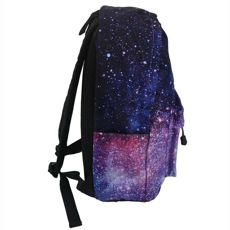 Women Canvas Backpack Stylish Galaxy Star Universe Space Backpack Girls Sch J1B5