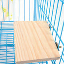 Wooden Parrot Bird Cage Perches Stand Platform Pet Toys New Parakeet Rat Bu N5X3