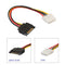 SATA 15pin Male to IDE Big 4pin Hard Disk Drive Power Cord Connector Cable
