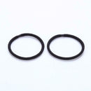 10pcs/Pack Cute Girls Ponytail Hair Holder Elastic Rubber Band Set (Black) A