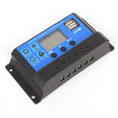 12V/24V Solar Panel Battery Regulator Charge Controller 20A PWM LCD Display %a