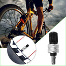 10pcs Nickel Plated Brass Bike Wheel Tire Valve Core with Cap Bicycle Tools