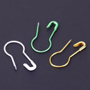 500pcs/pack Gourd Safety Pins Metal Clips Knitting Stitch Marker Tag Pins Kit