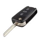 Uncut Blade 3 Buttons Flip Remote Key Shell For Kia K2 K5 HYUNDAI KIA Car