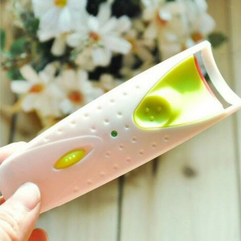 Heated Eyelash Curler W/ Silicone Heating Pad Automatic Lashes Curling Clip