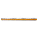 30cm/12 Inch Multicolor Triangle Architects Scale Ruler Engineer Graphics