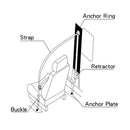 1 Set 3 Point Safety Seat Belt Straps Car Truck Heavy Duty Adjustable Belt