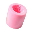 Chocolate Cake Candle Mold Cylinder Mould Silicone Fondant Baking Decor Tool