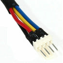 8pcs PC Fan Speed Reduce 4 Pin Power Resistor Male to Female Cable Adapter E4A2
