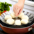 Multi-function Folding Stainless Steel Steamer Basket Vegetable Shelf & Bas L8F3