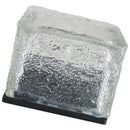 Crystal Solar Power Cube LED Light Waterproof Buried Yard Lamp Blue