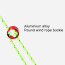 10Pcs /Lot Tent Wind Rope Round Regulating Buckle Camping Cord Tensioners O
